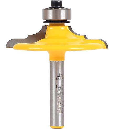 Yonico 32310-sc CNC router bit Down Cut Solid Carbide with 1/10,2 cm Shank, 1/20,3 cmx 1/5,1 cm x 1/10,2 x 5,1 cm