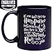 Engraved Ceramic Coffee Mug - If You Don't Get My H-Potter References Then There Is Something Siriusly Ron With You - 11fl. oz
