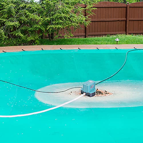 Pool Cover Pump, Submersible Pool Cover Pump 1200 GPH, Above Ground Swimming Sump Pump with 4