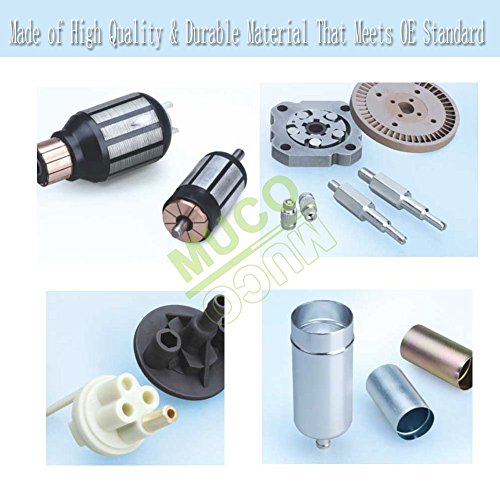 MUCO New 1pc Electric Intank Fuel Pump Module Assembly w/ Pressure & Level Sensor Sending Unit Fit 97-01 Chevy S10/GMC Sonoma/Isuzu Hombre 02 Crew Cab & Standard Cab Long Bed 4.3L V6 E3952M