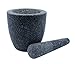 Kota Japan Large Natural Grey Granite Mortar & Pestle Stone Grinder for Spices, Seasonings, Pastes, Pestos and Guacamole primary