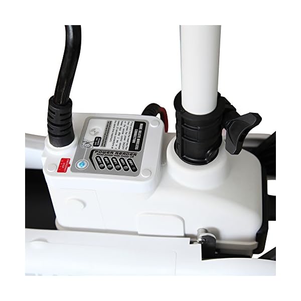 12v-55-Lbs-Variable-Speed-Motor-Bow-Mount-Electric-Trolling-Motor-White-Color