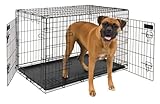 Petmate 38-Inch 2-Door Training Retreats Wire Kennel for Dogs, 70 to 90-Pound