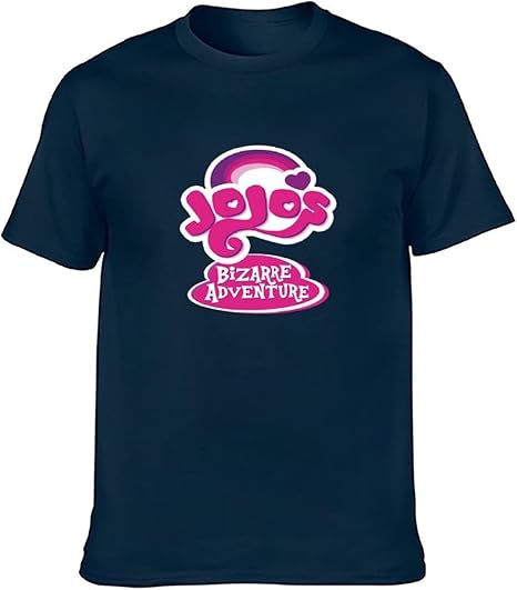 Amazon Co Jp ジョジョの奇妙な冒険 Tシャツ シャツ プリントロゴ 半袖 サバゲー ゆったり 綿 大きいサイズ 黒 白 灰色 紺色 服 ファッション小物