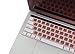 VFENG Thin Soft Silicone Backlight Keyboard Cover Skin for 2016+ MacBook Pro 15 Inch with Touch Bar (Model: A1707/A1990) and MacBook Pro 13 with Touch Bar (Model: A1706/A1989/A2159)-Rose Gold