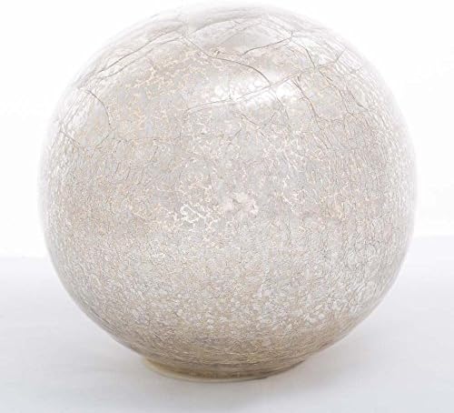 Richland Mercury Glass Sphere with LED Lights Large