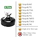 Replacement Parts Compatible with Nutri Ninja, Blender Blade 6 Fins and 2 Pcs 16oz Single Serve Blender Cup Set Compatible with Ninja BL660 BL740 BL770 BL780 BL771 BL772 BL773CO
