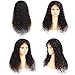 4x4 Lace Closure Wig Water Wave Human Hair Wigs Lace Front Wig Silk Top Lace Free Part Water Wave Glueless Free Part With Baby Hair Blend Brazilian Unprocessed Human Hair Wet And Wavy 22 Inch