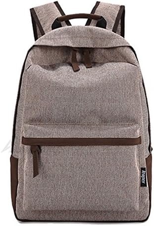 Backpack, School Bag, AMCHOICE High Capacity College Bag,Luggage Bag,Daypack,Laptop Backpack-Brown