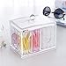 Cq acrylic Multifunctional Cotton Swabs Organizer and Cotton Balls Storage,Cleaning Pad Holder and Swab Storage canisters,5.5 x 4 x4.7inch,Pack of 1