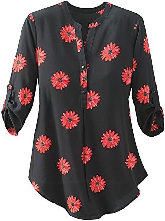 Antilia Femme Field of Daisies Tunic, Black, Medium