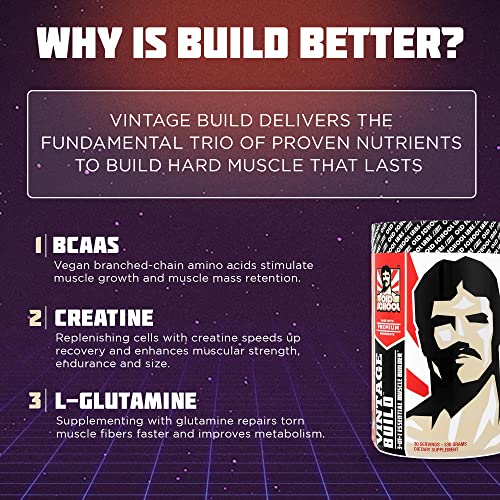 Vintage Build Post Workout Recovery & Muscle Building Powder Drink