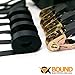 OXBOUND Ratchet Strap Tie Down Set (4 Pack) + 4 Free Webbing Loops | The 15 ft Black OxStrap