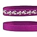 Blueberry Pet Pack of 2 Cat Collars, The Floral Power Stunning Plum Adjustable Breakaway Cat Collar with Bell & Detachable Flower, Neck 9