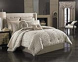 Astoria Sand 9 Piece Comforter Ensemble by J Queen New York (Multi