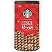 Starbucks Cookie Straws - 20 Chocolaty Rolled Wafers Individually Wrapped in Decorated Tin (Holiday Edition)