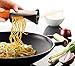 OVOS Vegetable Spiral Slicer Pasta Maker Noodle Spiralizer Stainless Steel Blades With Ceramic Peeler Brush Included