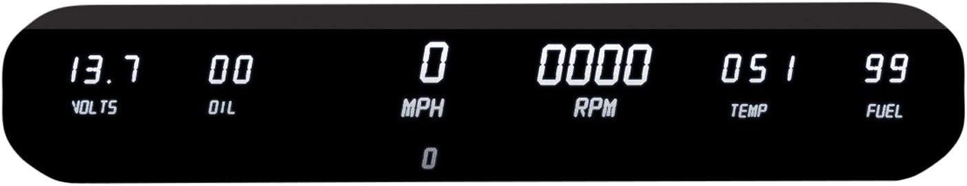 Intellitronix Corp. Digital 6 Gauge Dash Panel Kit (Universal) in White!