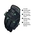 Mechanix Wear: Tactical Specialty Pursuit D5 Cut Resistant Covert Work Gloves (X-Large, All Black)