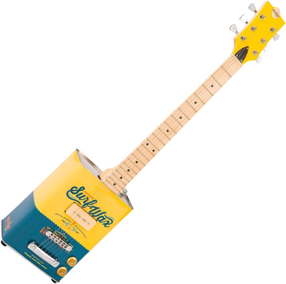 Bohemian BG15SW P90 Surf Wax Oil Can Guitar
