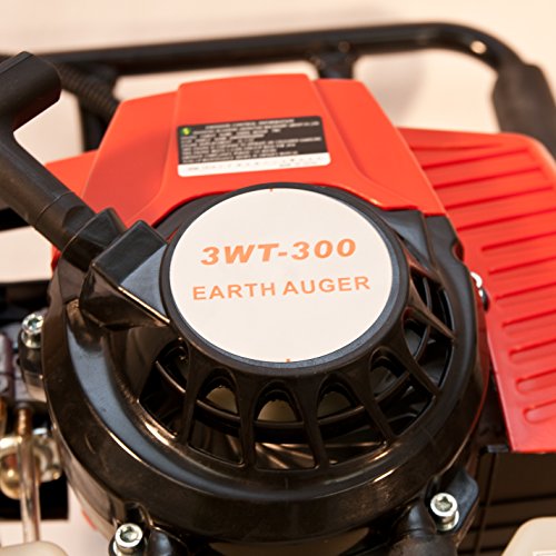 2 Man Hand Held Post Hole Digger / Earth Auger w/ 4" 6" 8" Bits, 63 cc 3 hp EPA