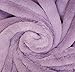 KOYOU Baby Purple Super Soft Minky Plush Reversible Double Layer 30