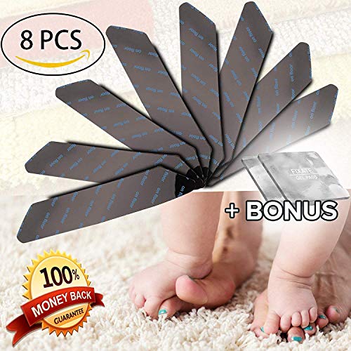 image for Case Okay Carpet Tape Rug Pud Anti Curling Rug Grippers Non Slip Carpe