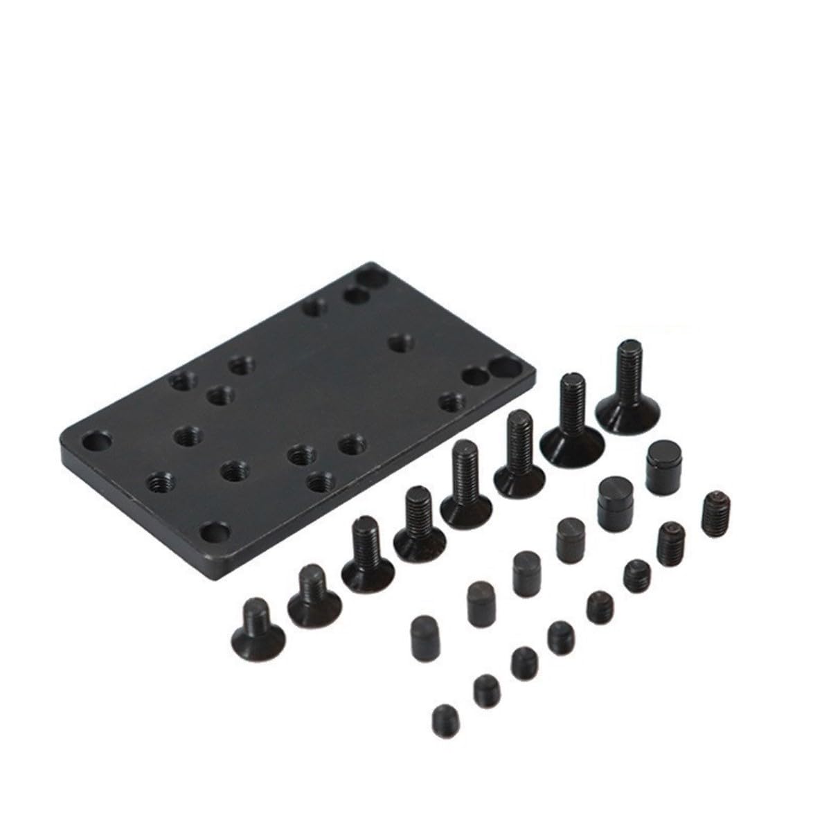 HOUSON Hunting Scope Sight Mount, Mounting Plate Adapter Red Dot Sight Fixing Plate RMR Visor Plates Mounting Plate Kit for Glock Pistol