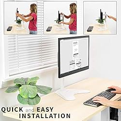 VIVO Single Monitor Desk Stand, Holds Screens up to