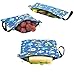 QOGiR Reusable Snack Bags and Sandwich Bags with Handle: Lead-Free,BPA-Free,PVC-Free,FDA Passed (Marine Fish)