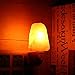 Himalayan Salt Lamp, Elfeland Mini Hand Carved Natural Crystal Salt Lamp Night Light Gift with Cordless Holder for Bedroom, Stair, Porch (Natural Shape)