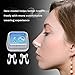 Snore Stopper, Easy Medical Grade Silicone Anti-Snoring Nose Vent by Snore Fixer - General Size; Travel Storage Case Included