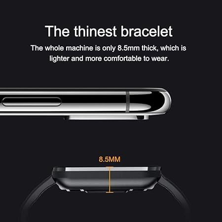 EUMI Smartwatch, Reloj Inteligente con IP67, Pulsera Actividad ...