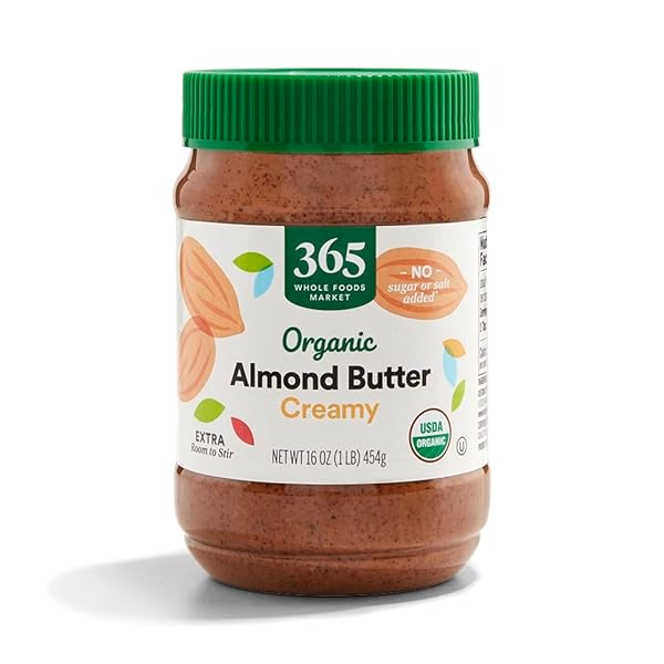 365 BY WHOLE FOODS MARKET, ORGANIC CREAMY ALMOND...