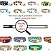 WAAAG Pet Supplies, (Cactus and Succulents) Cat Collar, Dog Collar, Small Dog Collar, Medium Dog Collar, Large Dog Collar (Blue Cactus Collar, XXS)
