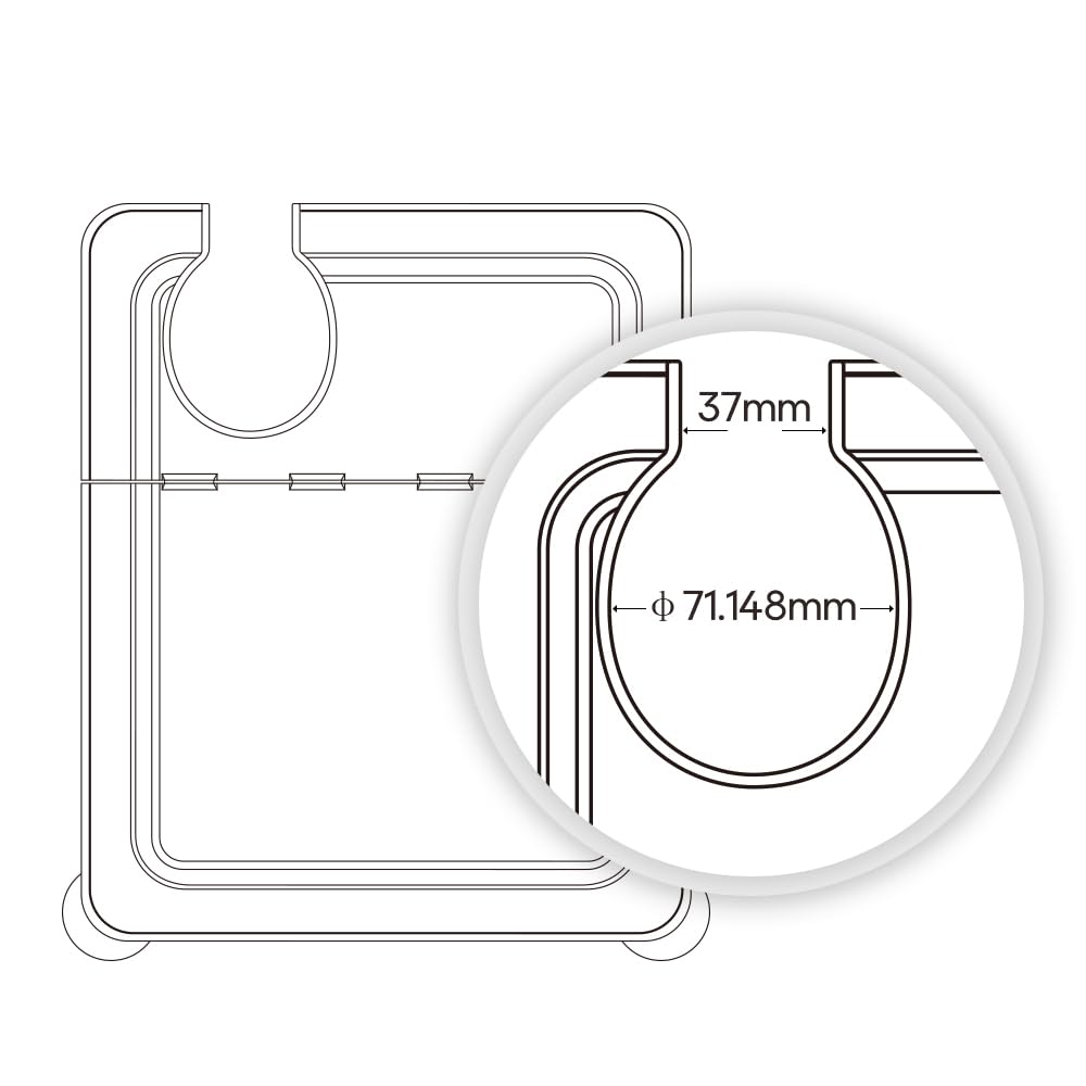 Everie Sous Vide Container 12 Quarts with Universal Collapsible Hinged Lid, Compatible with Anova All Models, Breville Joule, Wancle, Instant Pot Cookers (Container with Plastic Lid and Rack)