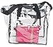 PUSTOR Clear tote bag stadium approved Compliant Clear CrossBody Messenger Shoulder Bag By
