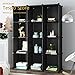 Tespo Metal Wire Storage Cubes, Modular Shelving Grids, DIY Closet Organization System, Bookcase, Cabinet (20 Cubes Black) …