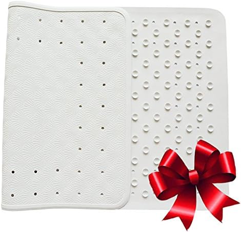 Anti Slip Bath Mat, Non Slip Natural Rubber Shower Mat (16 x 28 inch) - Machine-washable, Non-toxic, Latex &amp; PVC FREE – Suitable for Homes, Hospitals, Care Homes, Hotels, Gyms by YUKSY