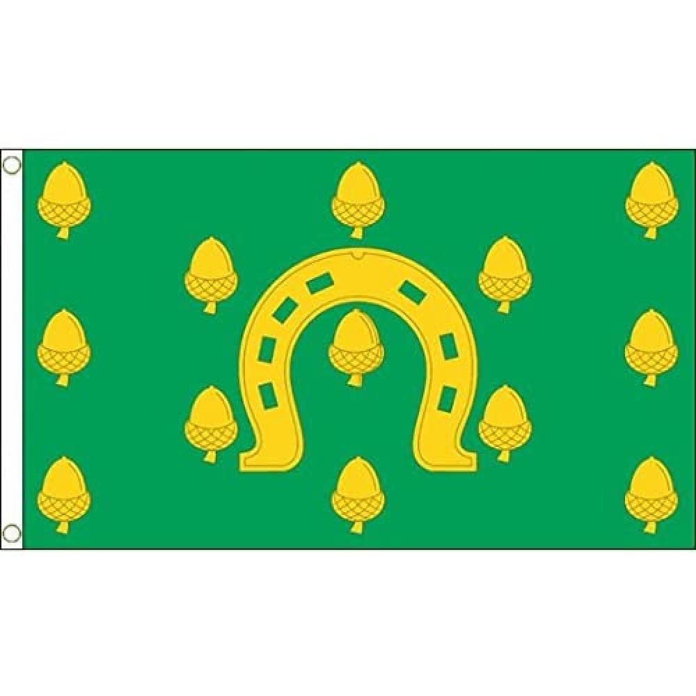 AZ FLAG - Rutland County New Flag - 2x3 Ft - 100D Polyester County Of Rutland - England Banner with Two Metal Grommets - Fade Resistant - Vivid Colors - 2' x 3' Feet - 90x60 Cm