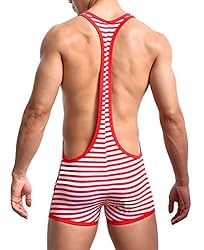 S Forever Men's Sexy Sports Jockstrap Jumpsuit,USA