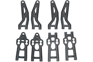 JIAFANRC 8Pcs Front Rear Upper Lower Swing Arm C12006-C12007 C12008 C12009 for XLF X03 X04 X03A Max X04A Max X07 X08 1/10 RC Car Parts