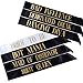7 Bachelorette Sashes- 6 Bride Tribe Sashes and 1 Bride To Be Sash (Black)