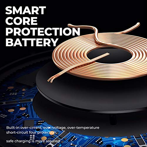 Zotoyi Wireless Charger Pad Fast Qi Certified Charging Pad Compatible iPhone X/Xs/Xs Max/Xr/8/8 Plus, Samsung Galaxy S9/S9 Plus/Note 8/S8/S8 Plus All Qi-Enabled Phones - Sliver