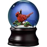 The San Francisco Music Box Company Holiday Cardinal Snow Globe