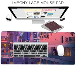 Imegny Extended Gaming Mouse Pad, Portable Mat for