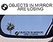 OBJECTS IN MIRROR ARE LOSING decal sticker Dodge Challenger Charger Magnum Hemi Diesel Turbo Ram 1500 2500 3500 viper rt muscle car truck