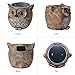 ANTS Speaker Stand Case Compatible Amazon Echo Dot (2nd or 1st Generation). Alexa Echo Dots Owl Statue Crafted Guard Station （Brown）