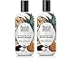 Nourish Organic Moisturizing Cream Organic Body Wash in Coconut fragrance to smoothen and refresh Skin With Coconut Milk, Fig, Vitamin E, and Aloe Leaf Juice, 10 fl. oz. (Pack of 2)