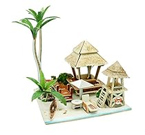 Robotime Wooden Miniature House DIY Craft Kits Toy for Boys and Girls (Singapore Chinatown)